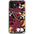 NFL Arizona Cardinals Tropical Print iPhone 12 Mini Clear Case