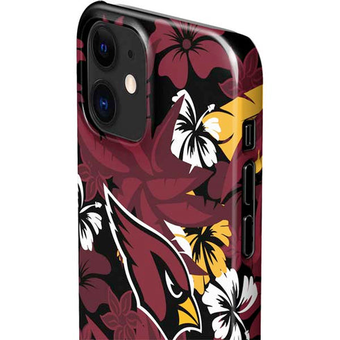 NFL Arizona Cardinals Tropical Print iPhone 12 Mini Lite Case