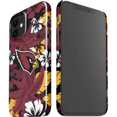 NFL Arizona Cardinals Tropical Print iPhone 12 Mini Lite Case