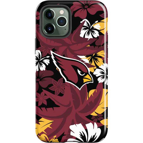 NFL Arizona Cardinals Tropical Print iPhone 12 Pro Impact Case