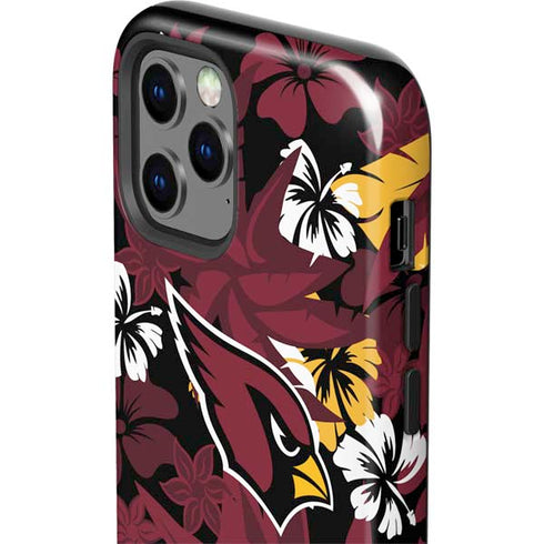 NFL Arizona Cardinals Tropical Print iPhone 12 Pro Max Impact Case
