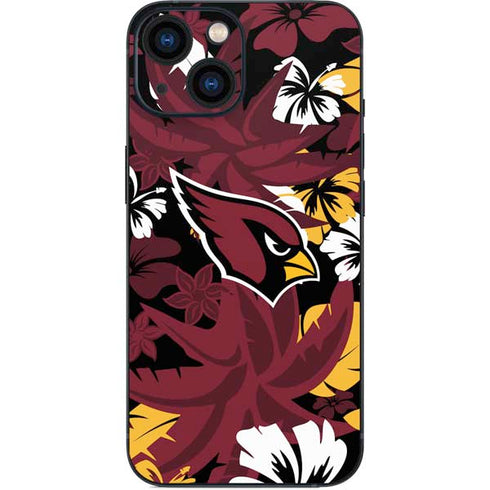 NFL Arizona Cardinals Tropical Print iPhone 13 Mini Skin