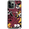 NFL Arizona Cardinals Tropical Print iPhone 13 Pro Max Clear Case