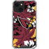NFL Arizona Cardinals Tropical Print iPhone 15 Plus Clear Case