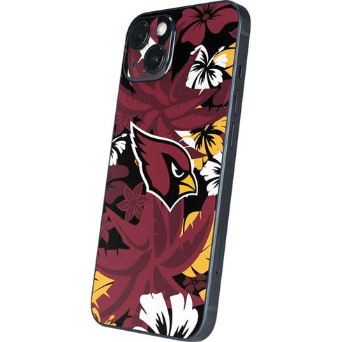NFL Arizona Cardinals Tropical Print iPhone 15 Plus Skin