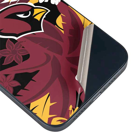 NFL Arizona Cardinals Tropical Print iPhone 15 Plus Skin