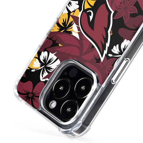 NFL Arizona Cardinals Tropical Print iPhone 14 Pro Max MagSafe Case