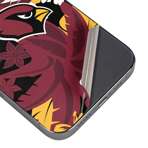 NFL Arizona Cardinals Tropical Print iPhone 15 Pro Skin