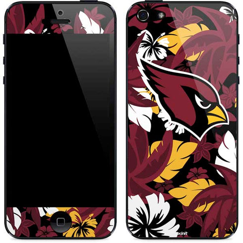 NFL Arizona Cardinals Tropical Print iPhone 5/5s/5SE Skin