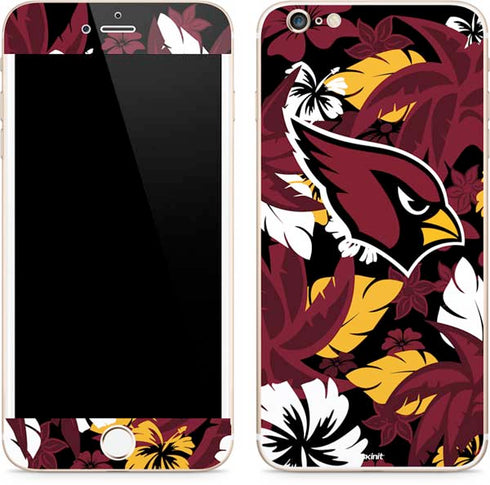 NFL Arizona Cardinals Tropical Print iPhone 6/6s Plus Skin