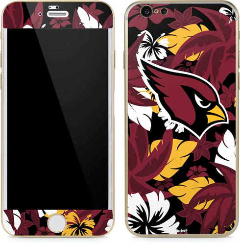 NFL Arizona Cardinals Tropical Print iPhone 6/6s Skin