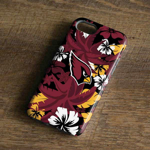 NFL Arizona Cardinals Tropical Print iPhone 8 Pro Case