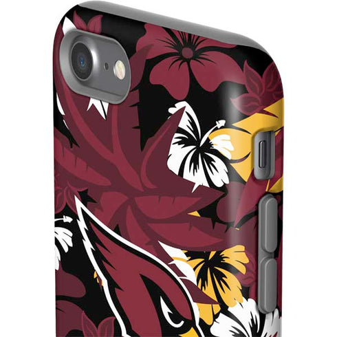 NFL Arizona Cardinals Tropical Print iPhone SE (2nd & 3rd Gen) Pro Case