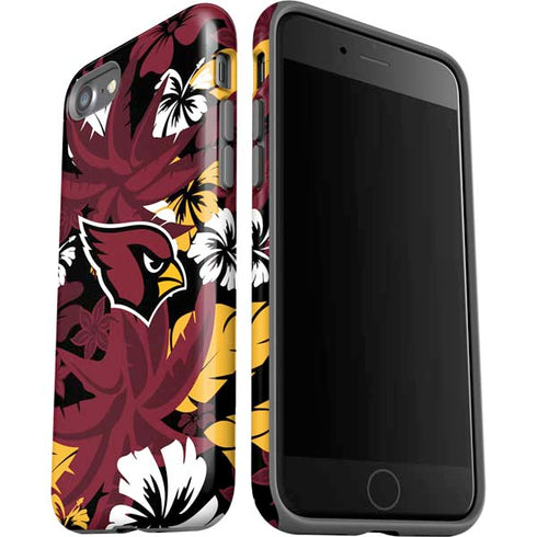 NFL Arizona Cardinals Tropical Print iPhone SE (2nd & 3rd Gen) Pro Case