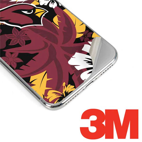 NFL Arizona Cardinals Tropical Print iPhone XS Max Skin