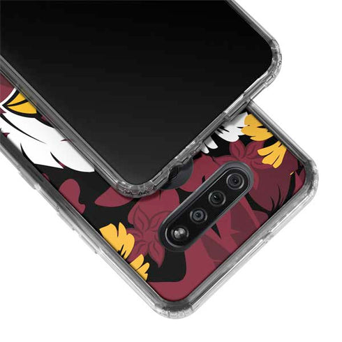 NFL Arizona Cardinals Tropical Print LG K51/Q51 Clear Case