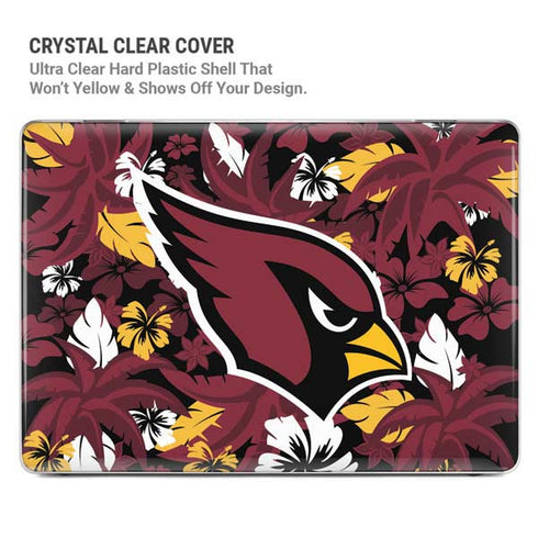 NFL Arizona Cardinals Tropical Print MacBook Air 15in (2023-2025) Case plus Skin