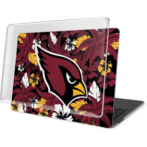 NFL Arizona Cardinals Tropical Print MacBook Pro 13in (2020) Case plus Skin