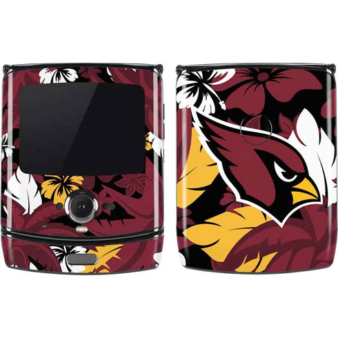 NFL Arizona Cardinals Tropical Print Motorola RAZR Skin