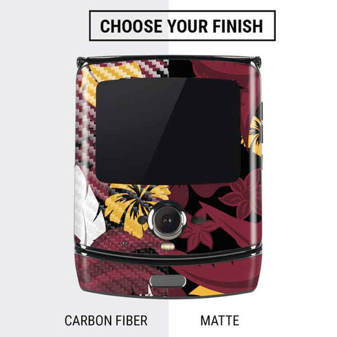 NFL Arizona Cardinals Tropical Print Motorola RAZR Skin
