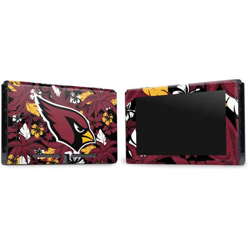 NFL Arizona Cardinals Tropical Print Nintendo Switch Bundle Skin