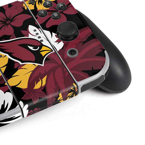 NFL Arizona Cardinals Tropical Print Nintendo Switch OLED (2021) Skin