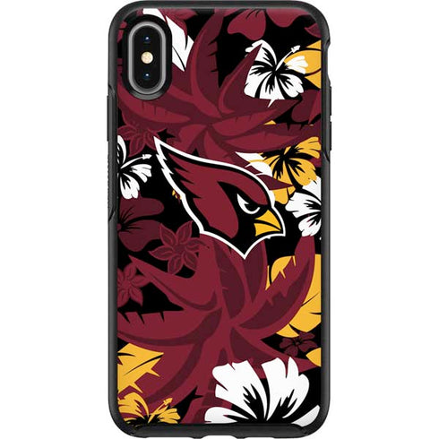 NFL Arizona Cardinals Tropical Print Otterbox Symmetry iPhone Skin