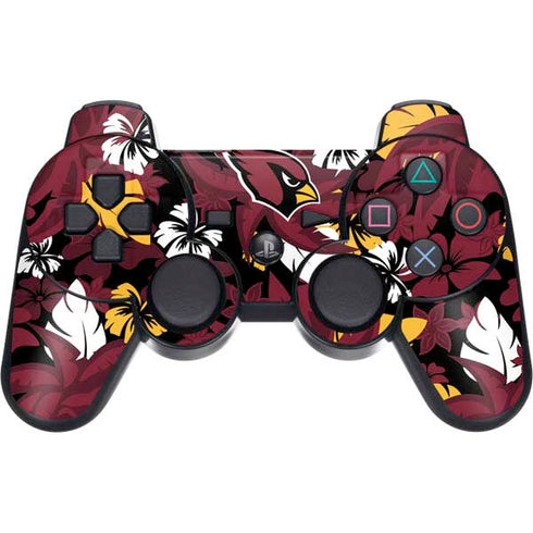 NFL Arizona Cardinals Tropical Print PS3 Dual Shock wireless controller Skin