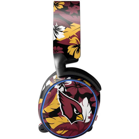 NFL Arizona Cardinals Tropical Print SteelSeries Arctis 3 Skin