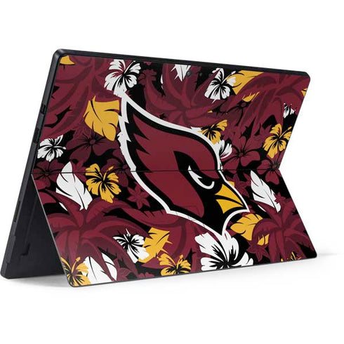 NFL Arizona Cardinals Tropical Print Surface Pro 6 Skin