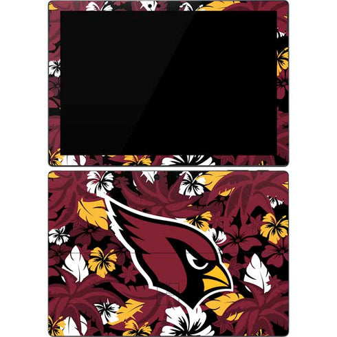 NFL Arizona Cardinals Tropical Print Surface Pro 7 Skin