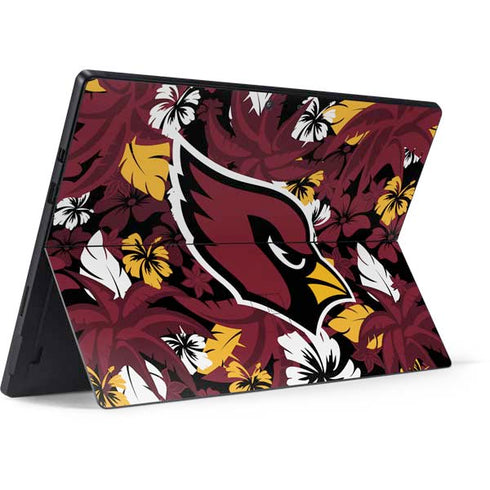 NFL Arizona Cardinals Tropical Print Surface Pro 7 Skin