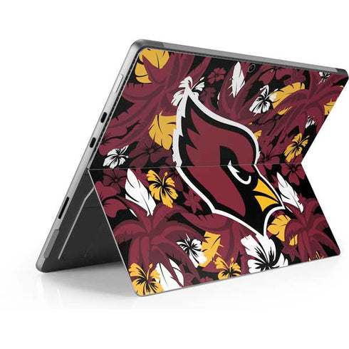 NFL Arizona Cardinals Tropical Print Surface Pro 8 Skin
