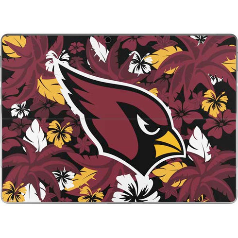 NFL Arizona Cardinals Tropical Print Surface Pro 9 Skin