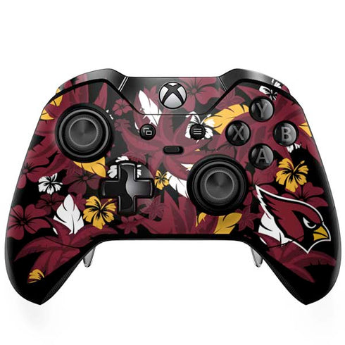 NFL Arizona Cardinals Tropical Print Xbox One Elite Controller Skin