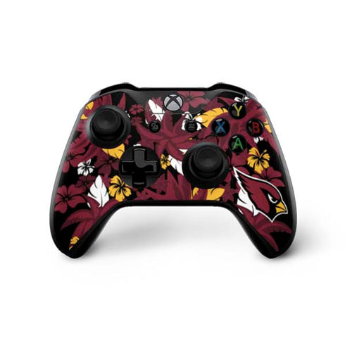 NFL Arizona Cardinals Tropical Print Xbox One X Controller Skin