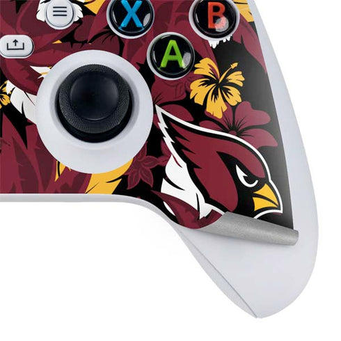 NFL Arizona Cardinals Tropical Print Xbox Series S Controller Skin