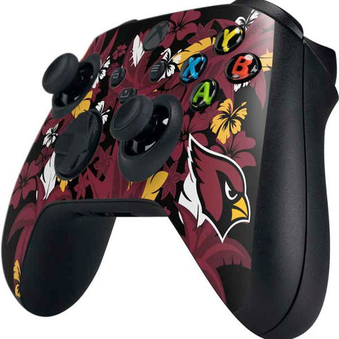 NFL Arizona Cardinals Tropical Print Xbox Series X Controller Skin