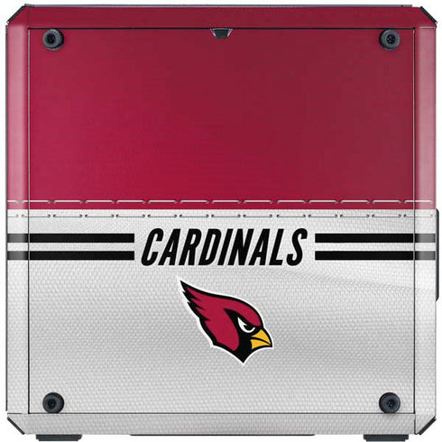 NFL Arizona Cardinals White Striped Cooler Master MasterBox Q300L Mini Tower Skin