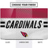 NFL Arizona Cardinals White Striped Dell Vostro Skin