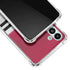 NFL Arizona Cardinals White Striped Galaxy A13 5G Clear Case