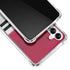 NFL Arizona Cardinals White Striped Galaxy A14 5G Clear Case