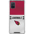 NFL Arizona Cardinals White Striped Galaxy A51 5G Clear Case