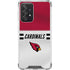 NFL Arizona Cardinals White Striped Galaxy A52 5G Clear Case