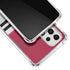 NFL Arizona Cardinals White Striped Galaxy A53 5G Clear Case