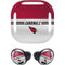 NFL Arizona Cardinals White Striped Galaxy Buds Pro Skin