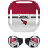 NFL Arizona Cardinals White Striped Galaxy Buds Pro Skin