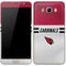 NFL Arizona Cardinals White Striped Galaxy J7 Skin