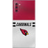 NFL Arizona Cardinals White Striped Galaxy Note 10 Skin