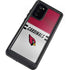 NFL Arizona Cardinals White Striped Galaxy Note20 5G Waterproof Case